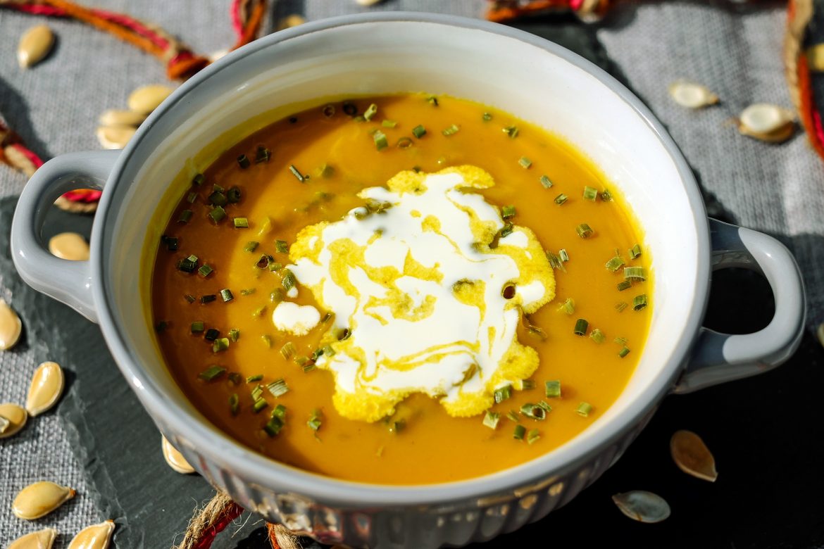 keto, paleo pumpkin soup