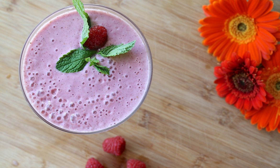 cherry banana smoothies
